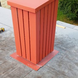 Konstrukcje drewniane Kamil Hewig - Obróbka komina.