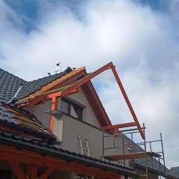 Konstrukcje drewniane Kamil Hewig - Więźba dachowa, przebudowa.