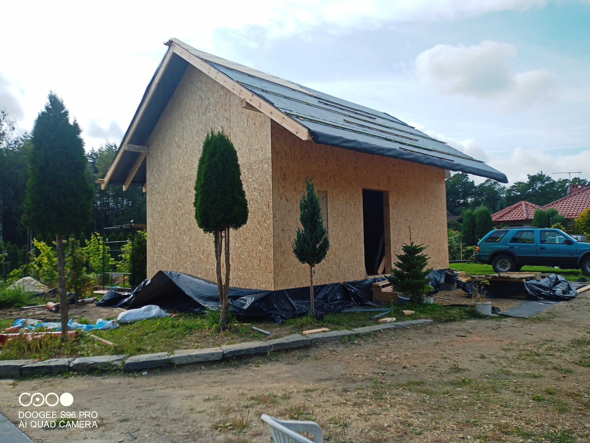 Budynek w konstrukcji szkieletowej.