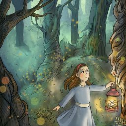 Agata Ceglarz - Koncepcyjna pierwsza wersja illustacji do książki dla dzieci