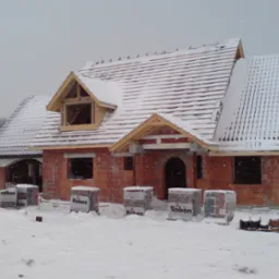 Ciesielskie,dekarskie dach lub pokrycie z obróbkami.