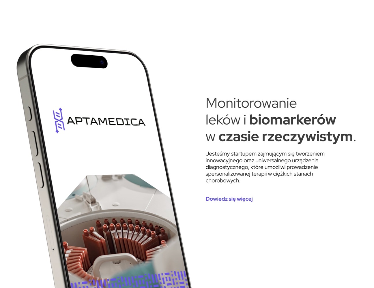 Aptamedica Zakres realizacji: branding