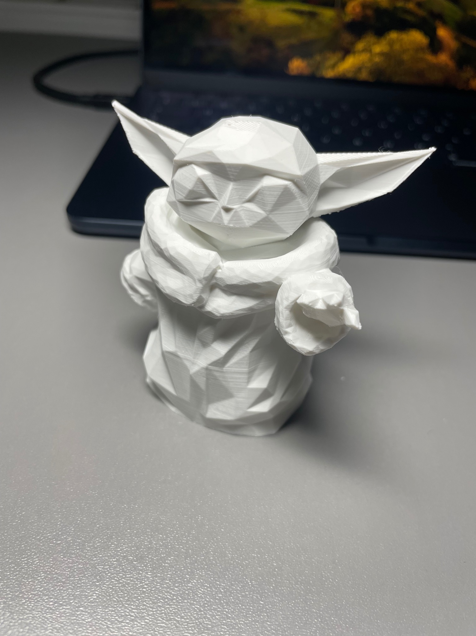 Wydrukowany model 3d pobrany z portalu printables w technologii FDM z materiału PLA o wysokości warstwy 0.08mm