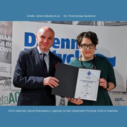 Iwona Piotrowska nagrodzona na Gali Hipokrates Pomorza 2024 w Gdańsku (wcześniej także 2022 i 2023).

https://dziennikbaltycki.pl/
fot. Przemysław Świderski