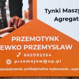PRZEMOTYNK TYNKI MASZYNOWE GIPSOWE CEMENTOWE - Tynki Maszynowe Suwałki
