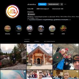 UltraKotlina - prowadzenie social mediów takich jak: Instagram i Facebook
