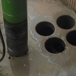 JW-WENTAR - Przewierty w żelbetonowym stropie.