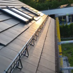 Montaż płotków przeciw śniegowych