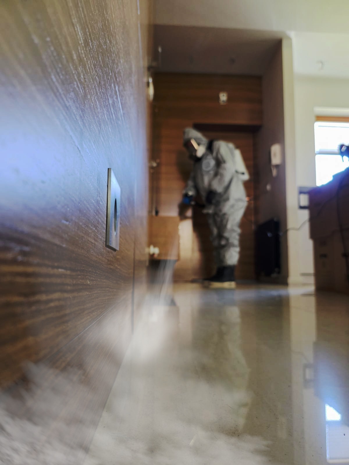 Dezynsekcja pomieszczenia - zamglawianie.