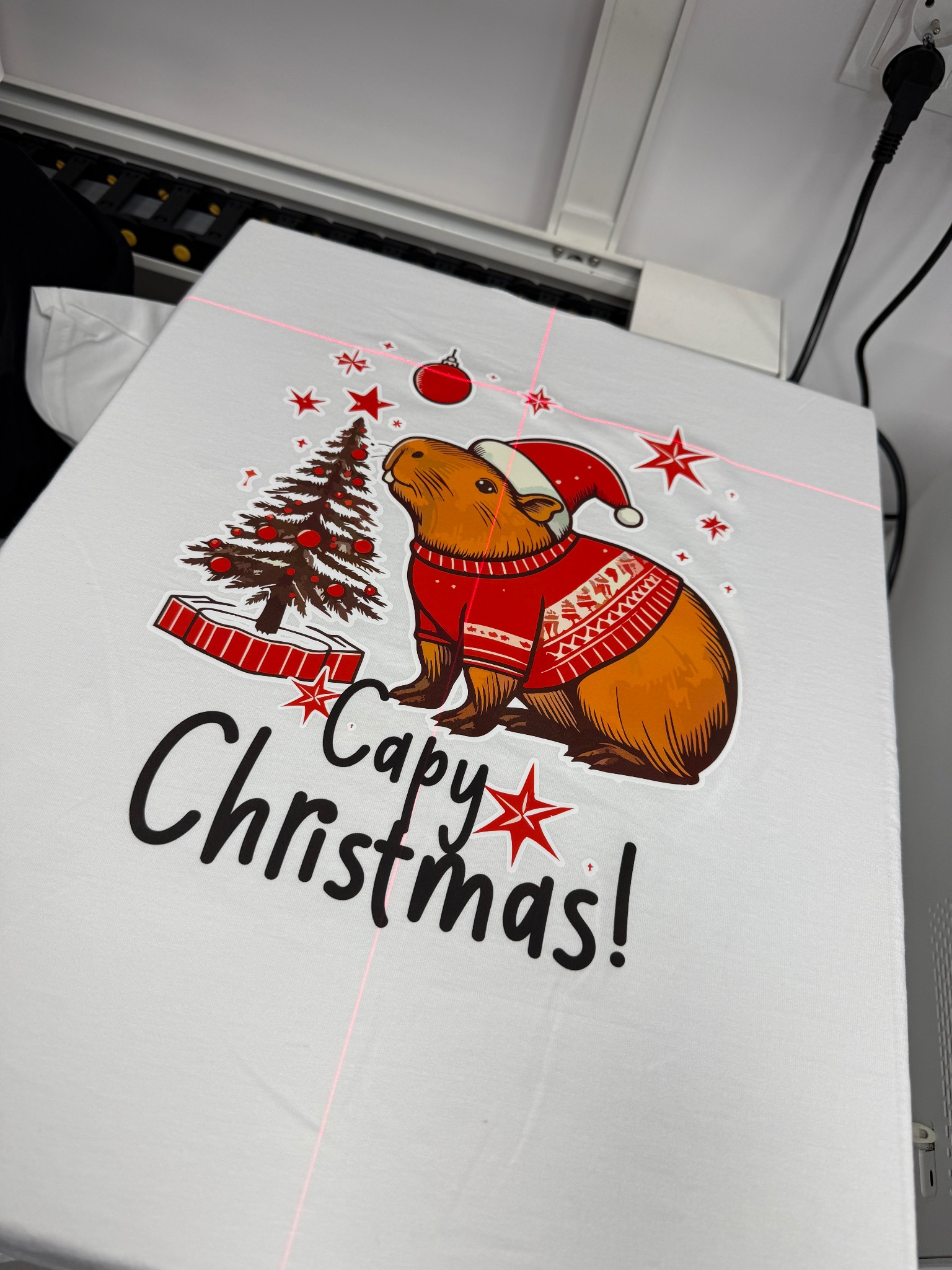 Nadruki na odzieży technika DTF