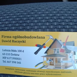 FIRMA OGÓLNOBUDOWLANA DAWID RACZYCKI - Najlepsze Gipsowanie Ścian w Jarocinie