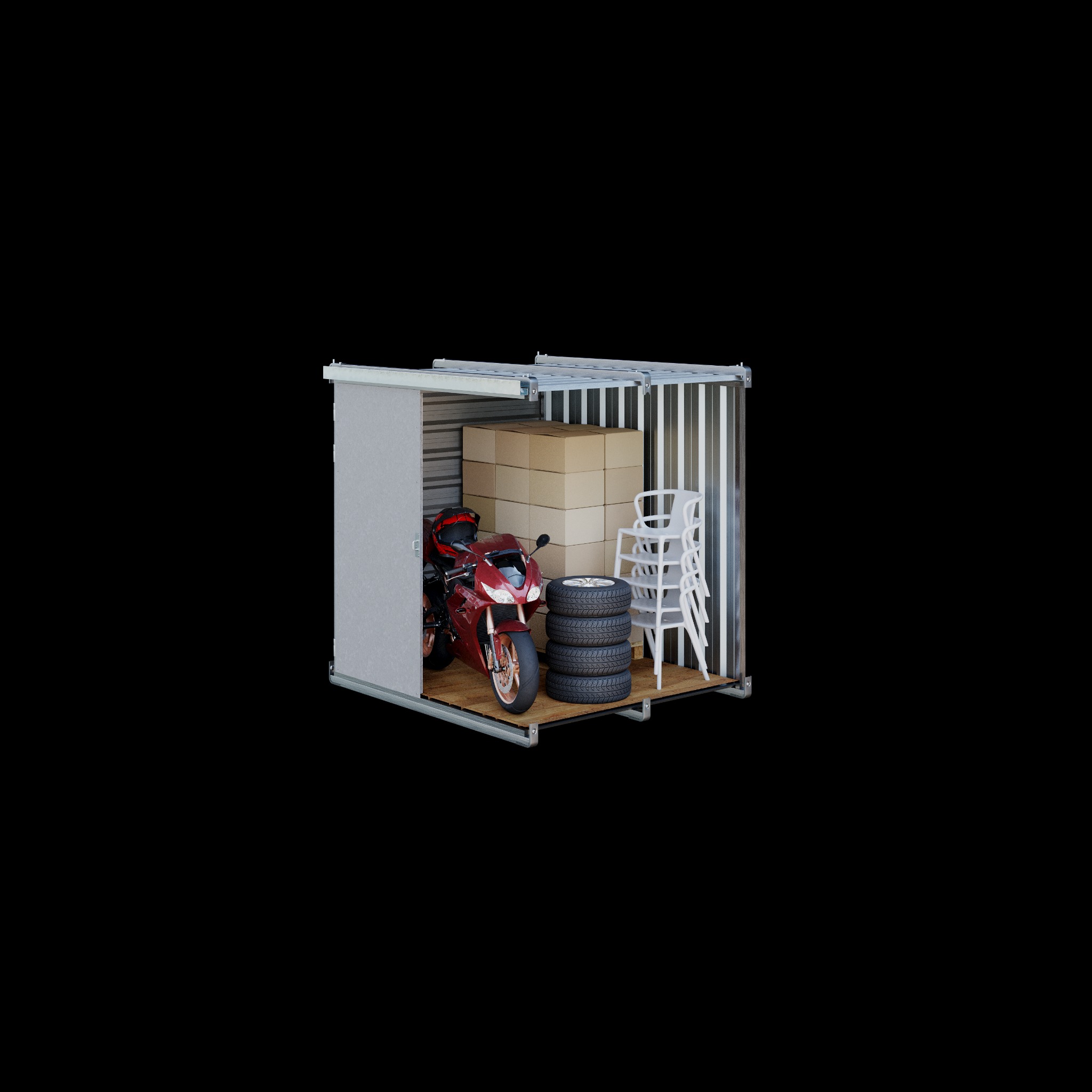 W naszych boxach możesz przechować rzeczy sezonowe.