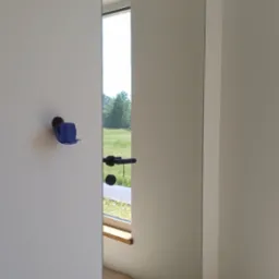 Drzwi ukryte z lustrem licowanym ze ścianą