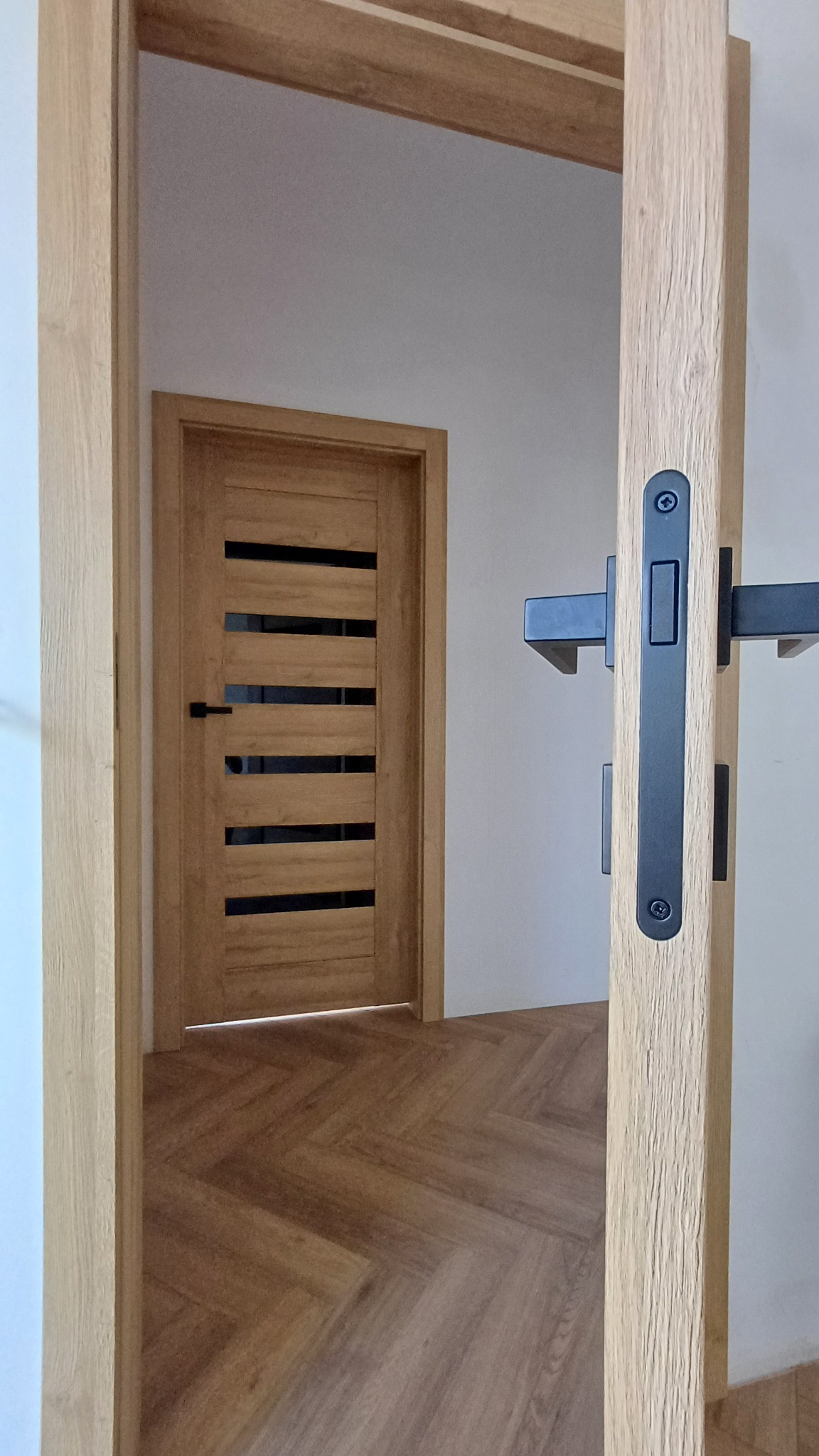 ERKADO PETUNIA 1 okleina dąb natur premium szyby czarne