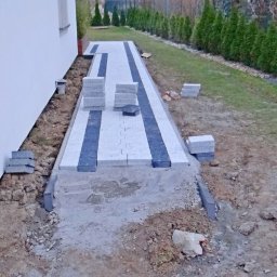 Układanie kostki brukowej Babiak 1