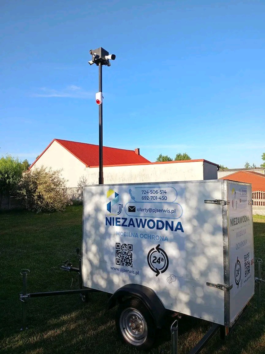 Mobilna wieża monitoringu , wynajem .