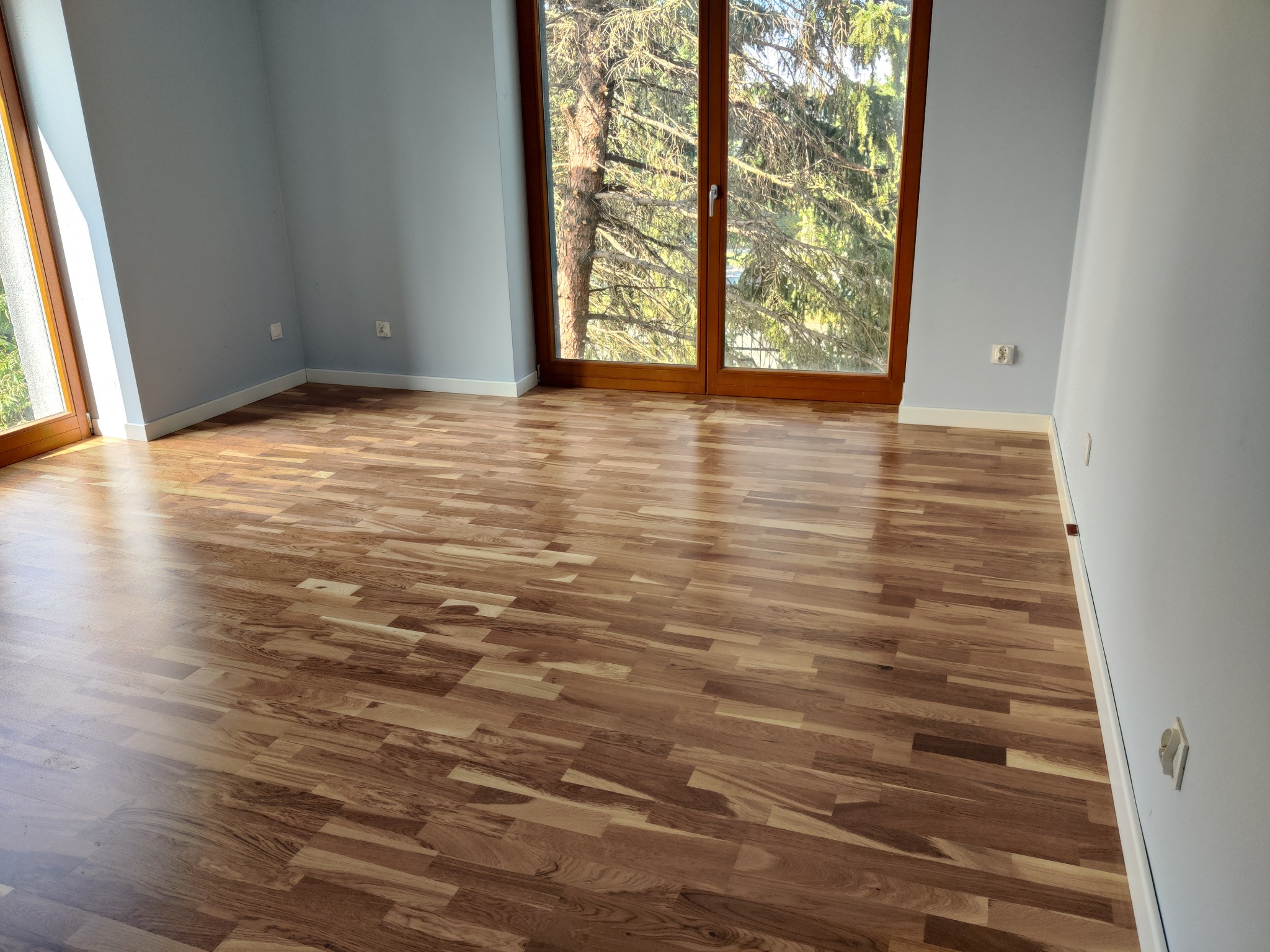 Układanie deski Barlineckiej I montaż listw