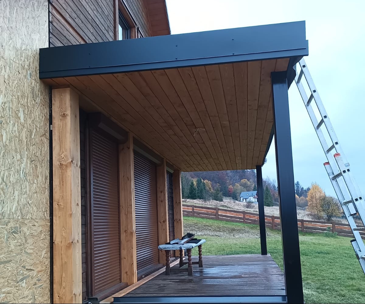 Wykonanie zadaszenia nad tarasem