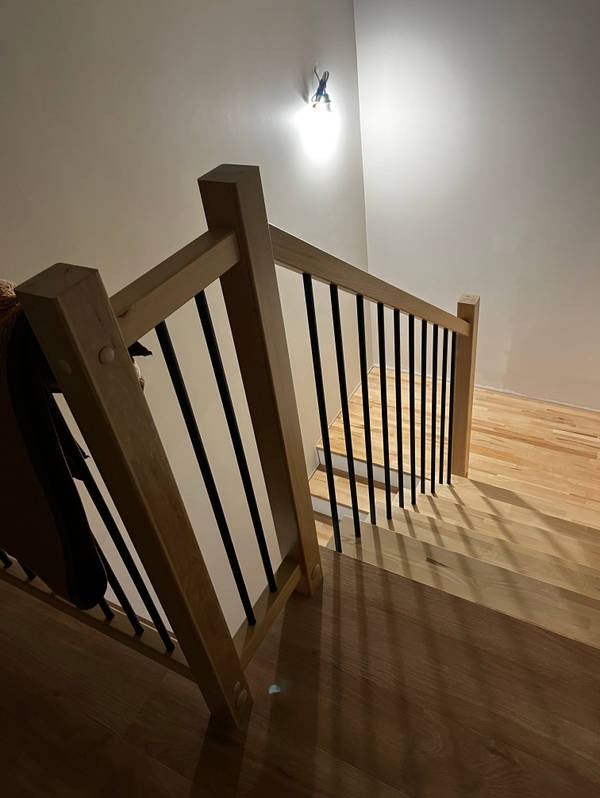 wykonanie schodów i balustrady