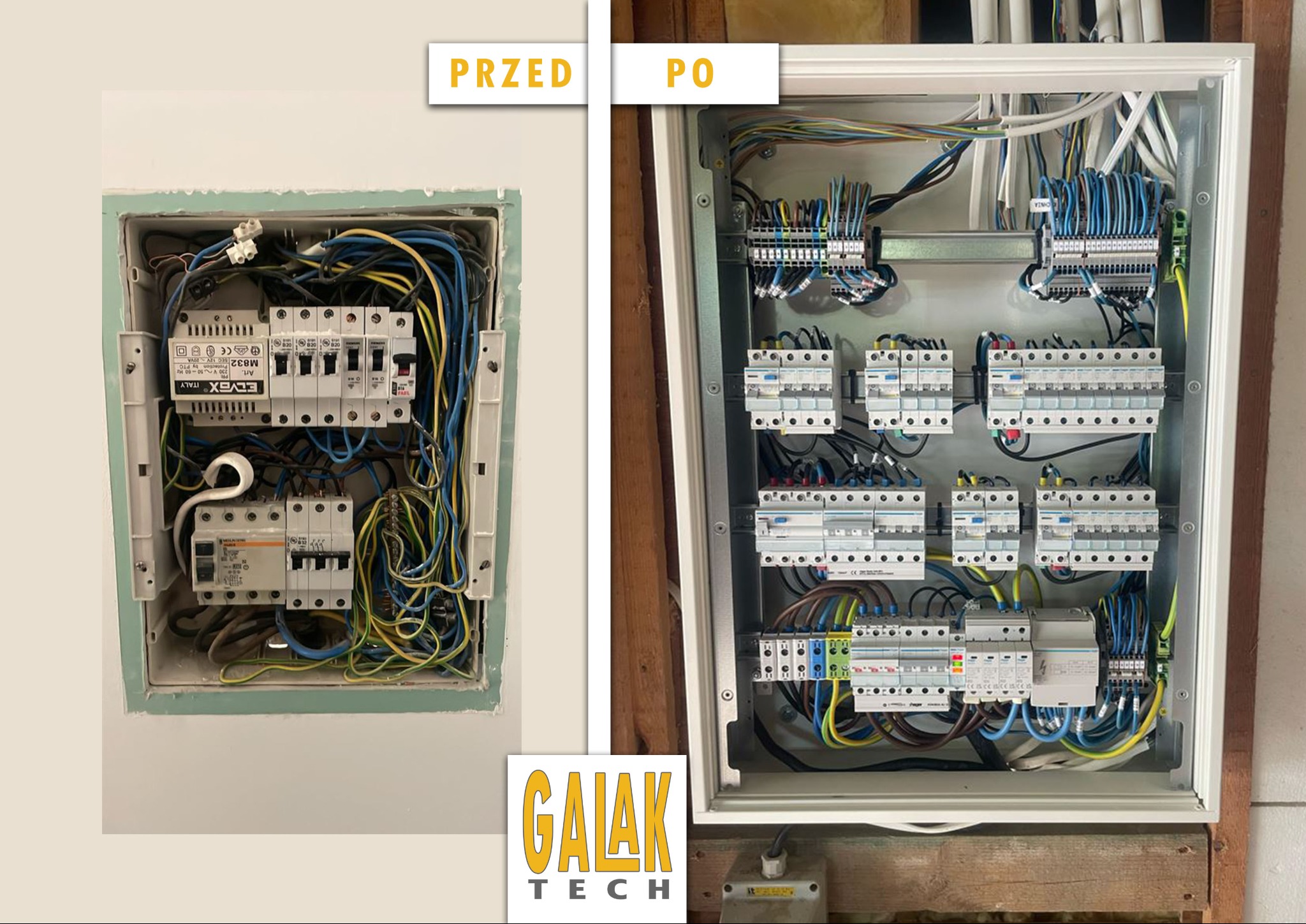 Efekt modernizacji instalacji elektrycznej u klienta