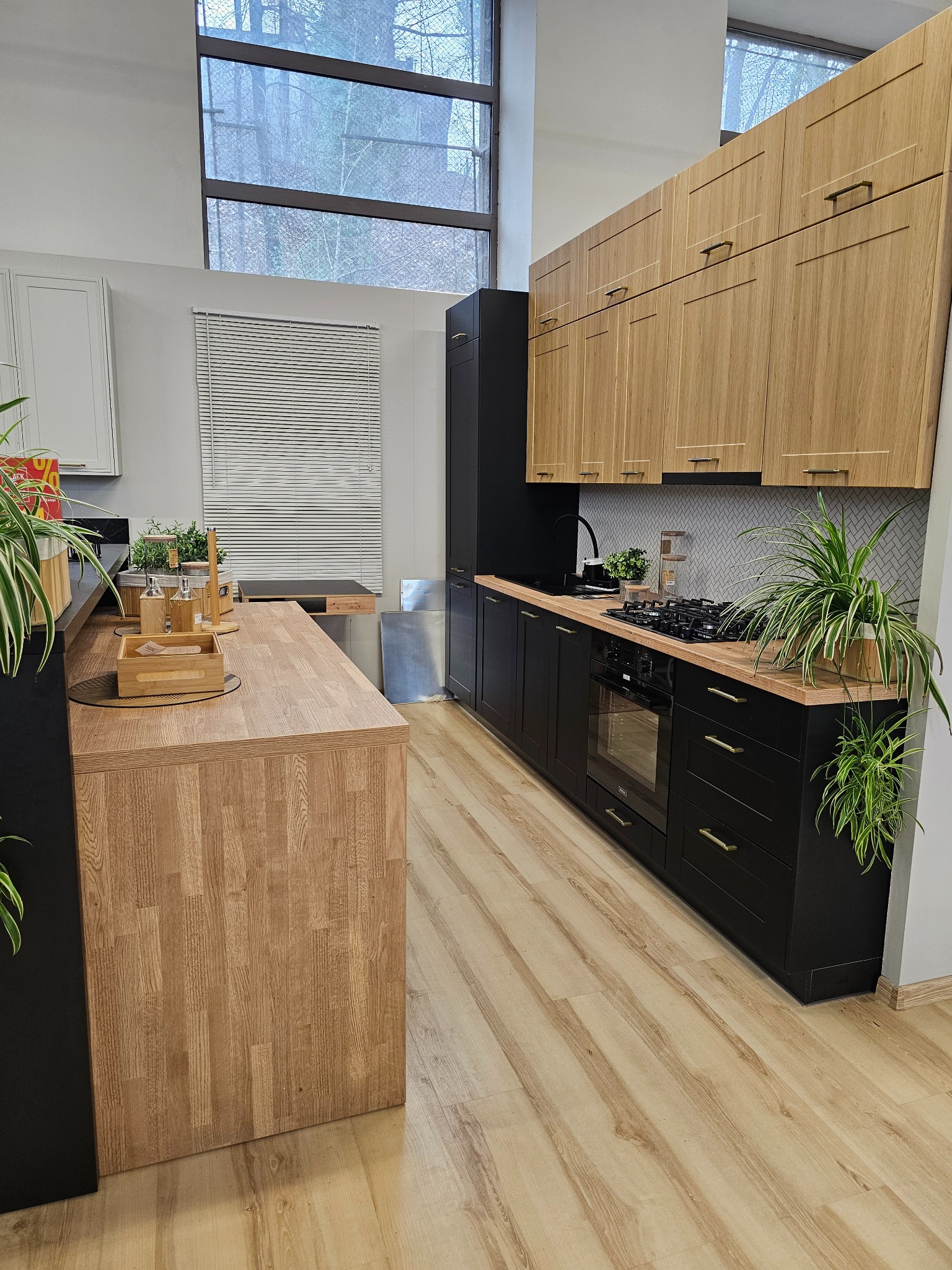 Kuchnia Edan Black Red White