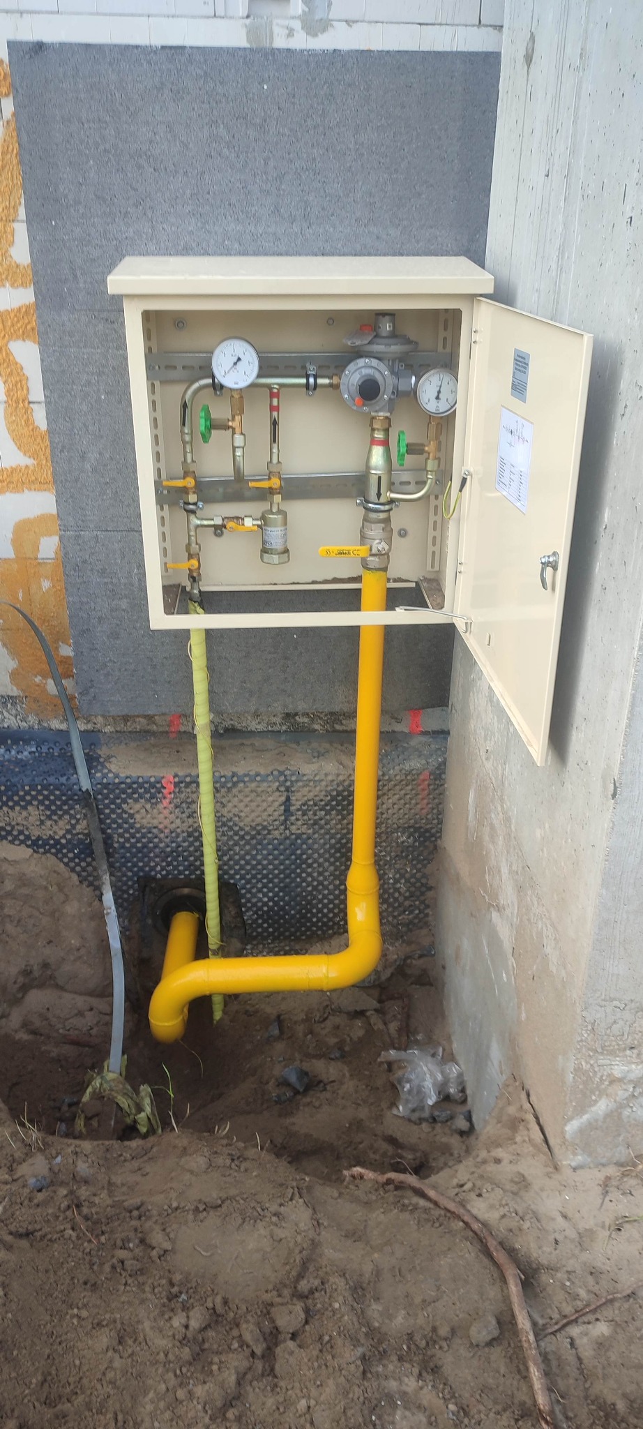 Moje wykonanie przyłącza do budynku wielorodzinnego