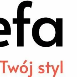 Logo firmy 'Strefa Paneli' z czterema pomarańczowymi rombami po lewej stronie i hasłem 'Twój dom, Twój styl' pod nazwą.