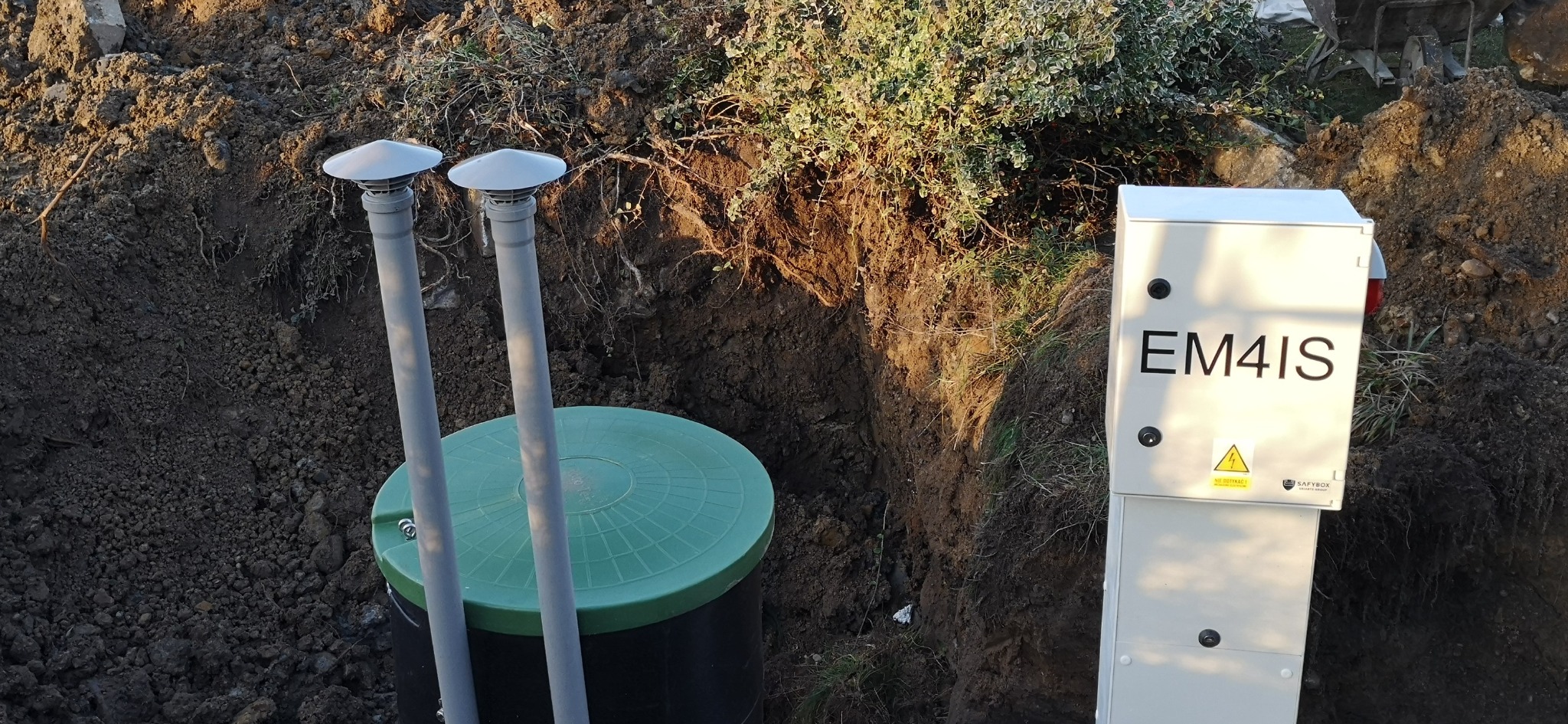 Prepompownia przydomowa EM4IS PSP-502B23 z szafą sterującą EM4IS ASPP1