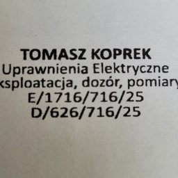 Tomasz Koprek - Solidny Montaż Gniazdka Grodzisk Mazowiecki