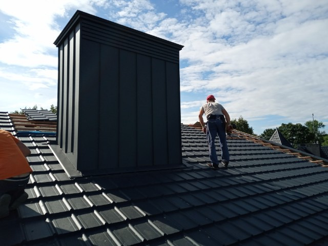 Komin olbrzym i jego obróbka- Nie było łatwo :)