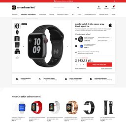 Sellflow Sp. z o.o. - Czarny smartwatch Apple Watch Nike Space Gray Black Sport z widoczną tarczą wyświetlającą godzinę 10:09, prezentowany na stronie sklepu internetowego smartmarket.pl, z informacjami o cenie...