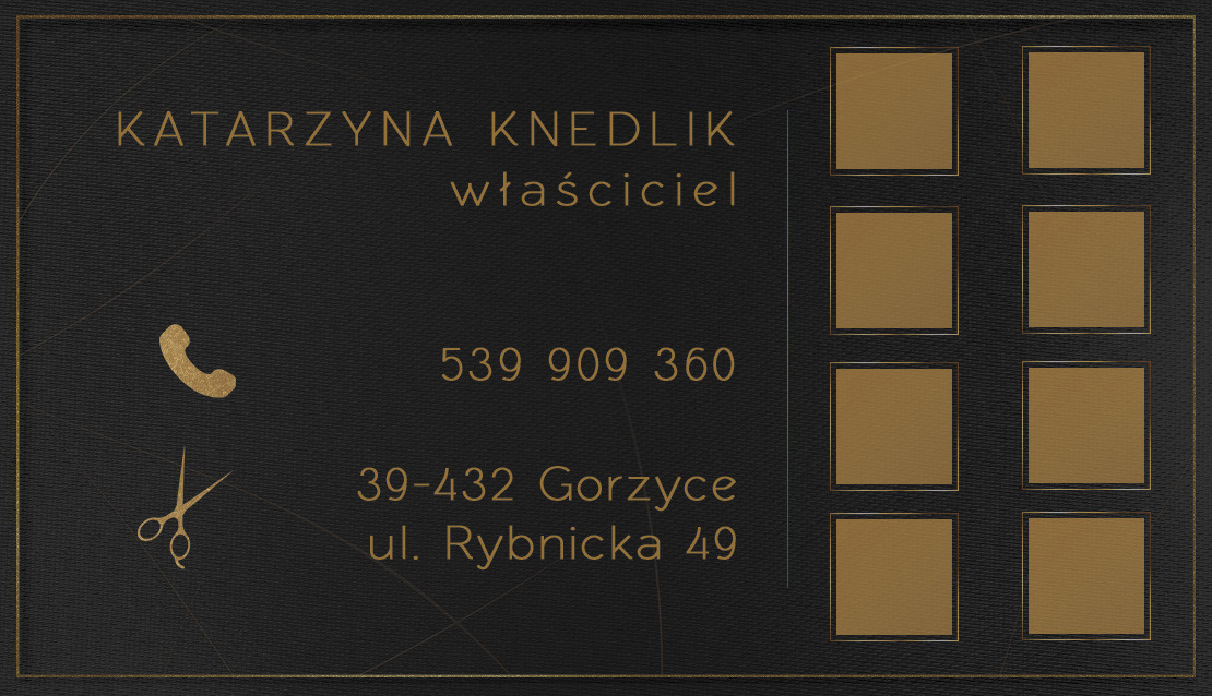 Projekt wizytówek - str. 2