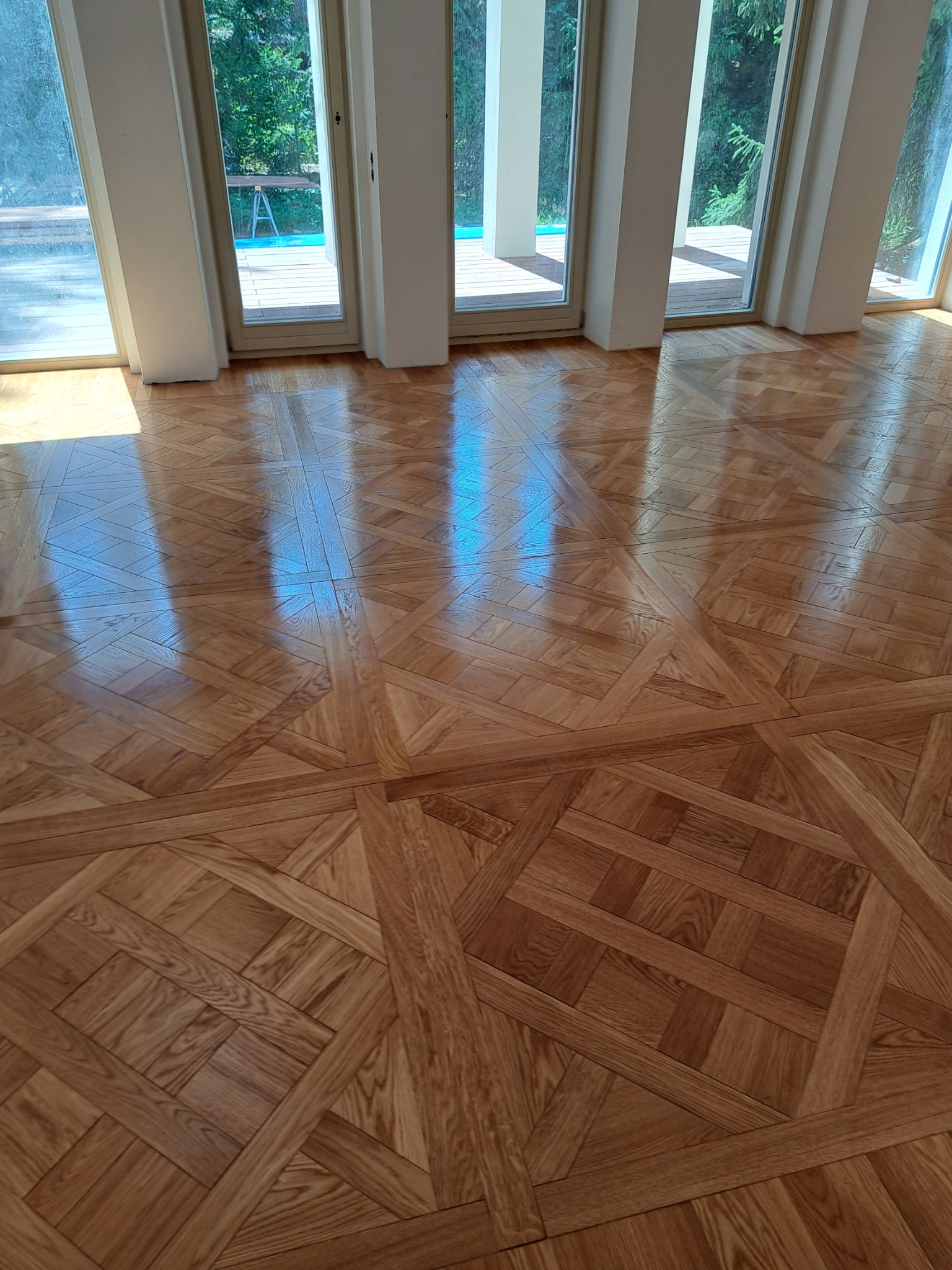 Kasetny, wzory pałacowe.