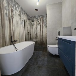 Kompleksowe wykończenie łazienki.