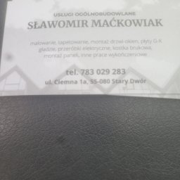 Usługi ogólnobudowlane Sławomir Maćkowiak
