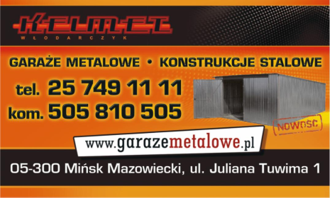 P.U.H. Kelmet - Garaże blaszane Mińsk Mazowiecki