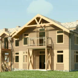 Projekt motelu Złoty Kłos w Szenajdzie. Koncepcja, projekt budowlany oraz wykonawczy.