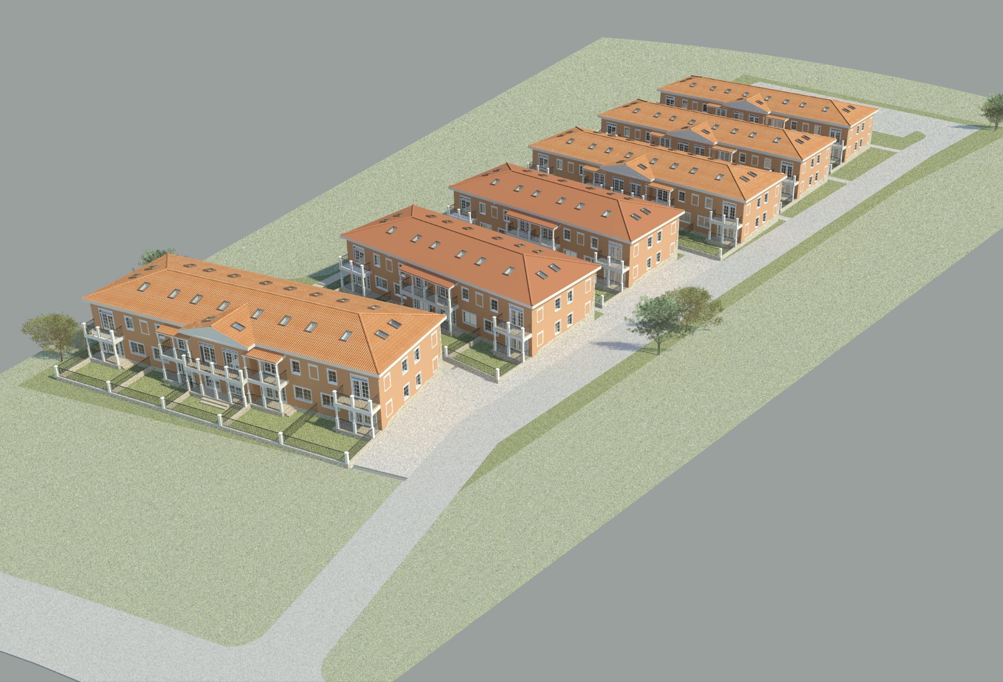 Koncepcja osiedla w Olszynce, Gdańsk.