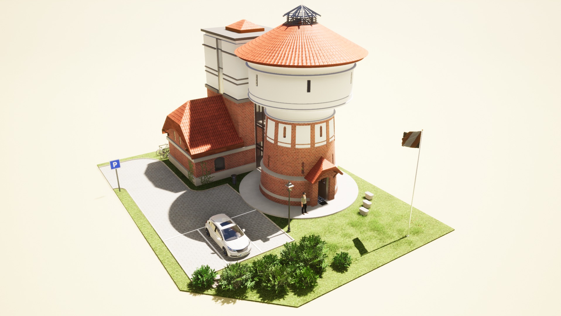 Koncepcja adaptacji wierzy ciśnień w Kartuzach.