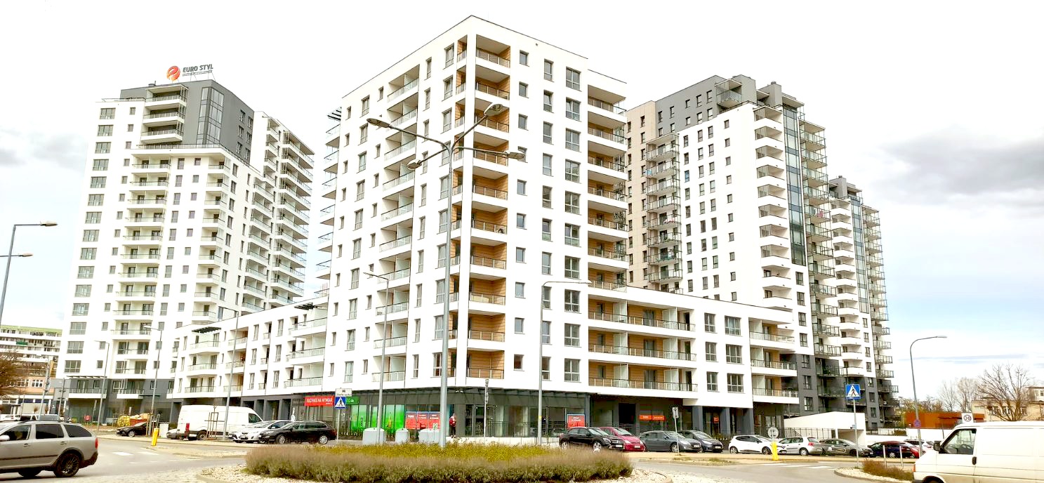 4 letnia Inwestycja 'Spektrum' dla dewelopera EuroStyl, przy ulicy Obrońców Wybrzeża, Przymorze, Gdańsk.