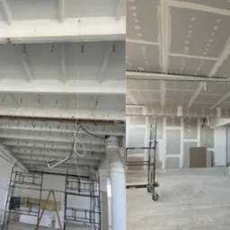 Sucha zabudowa biurowca w Rzeszowie - łączną powierzchnia ok. 600 m^2