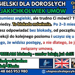 UTOPIA SZKOŁA JĘZYKOWA SP. Z O.O. - Angielski dla dorosłych - Utopia Szkoła Językowa