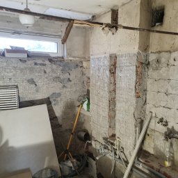 Tak wyglądają  początki remontów 