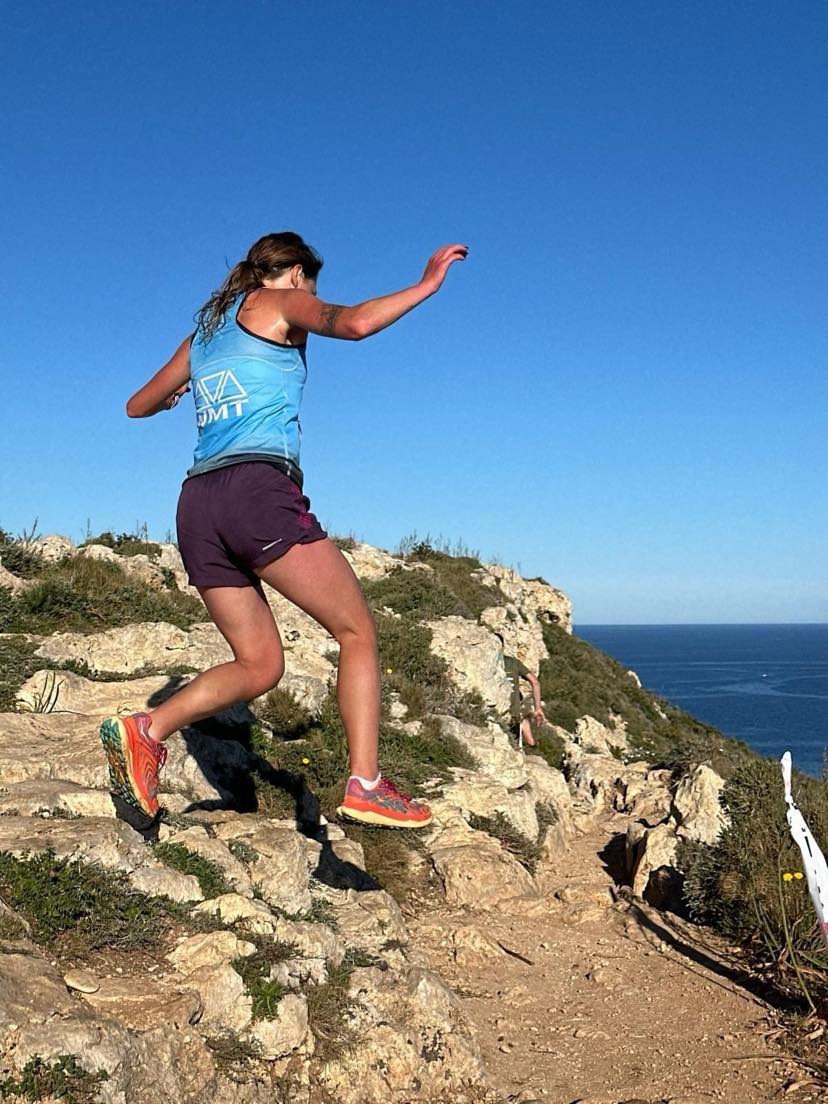 Końcówka wygranego biegu na Xterra Malta