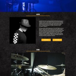 Strona Dominika Kozickiego – instrumentalisty, kompozytora i aranżera – to projekt pełen klimatu i rockowej energii. Chciałam, aby w pełni oddawała charakter jego twórczości, i mam nadzieję, że tak się stało.