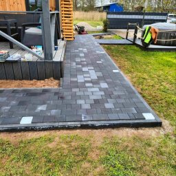 Układanie kostki brukowej Piece 4