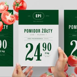 IYO CREATIVE SPÓŁKA Z OGRANICZONĄ ODPOWIEDZIALNOŚCIĄ - 'Cenówka' zrobiona w delikatesowym stylu dla znanego w całej Polsce EPI