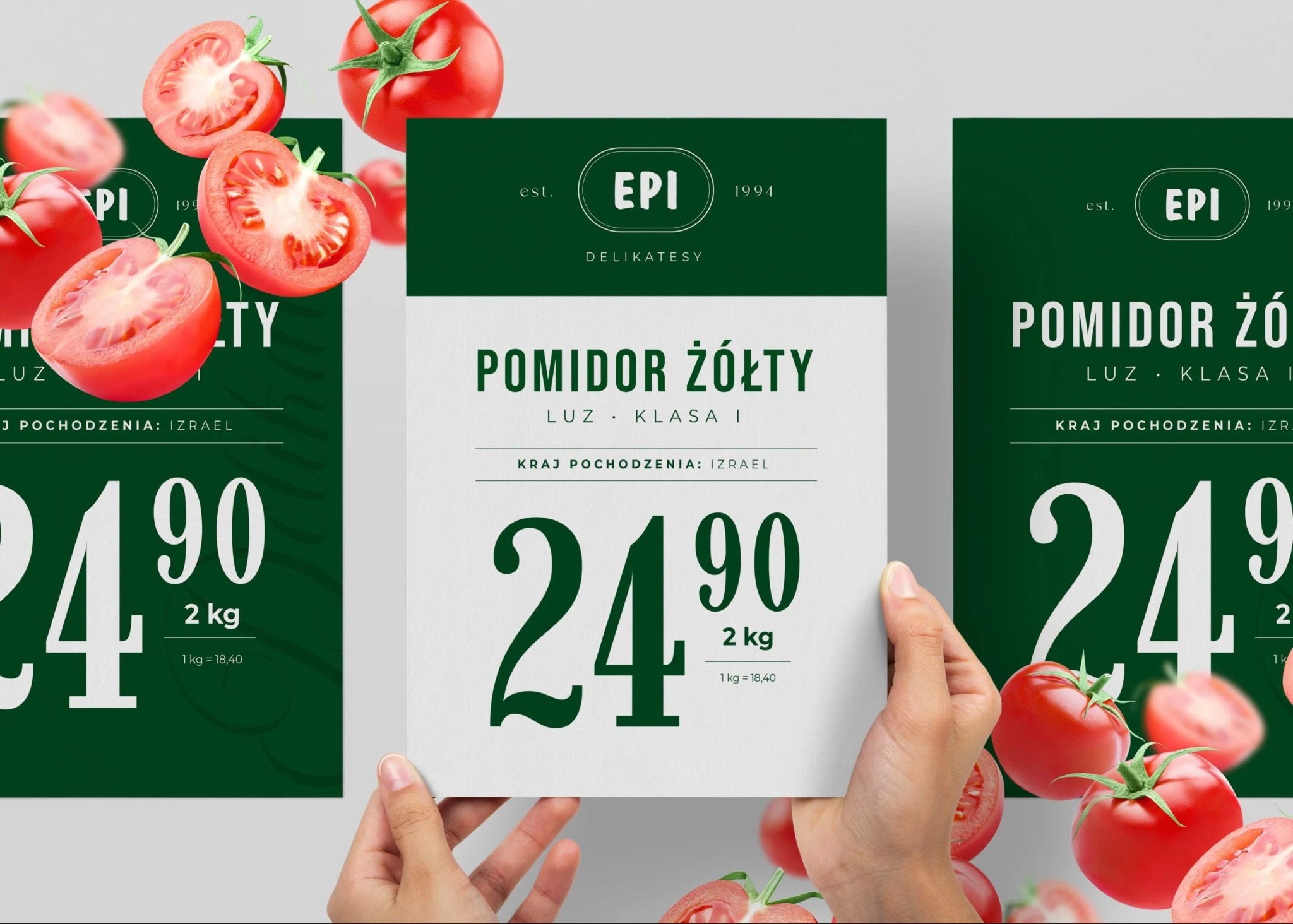 'Cenówka' zrobiona w delikatesowym stylu dla znanego w całej Polsce EPI