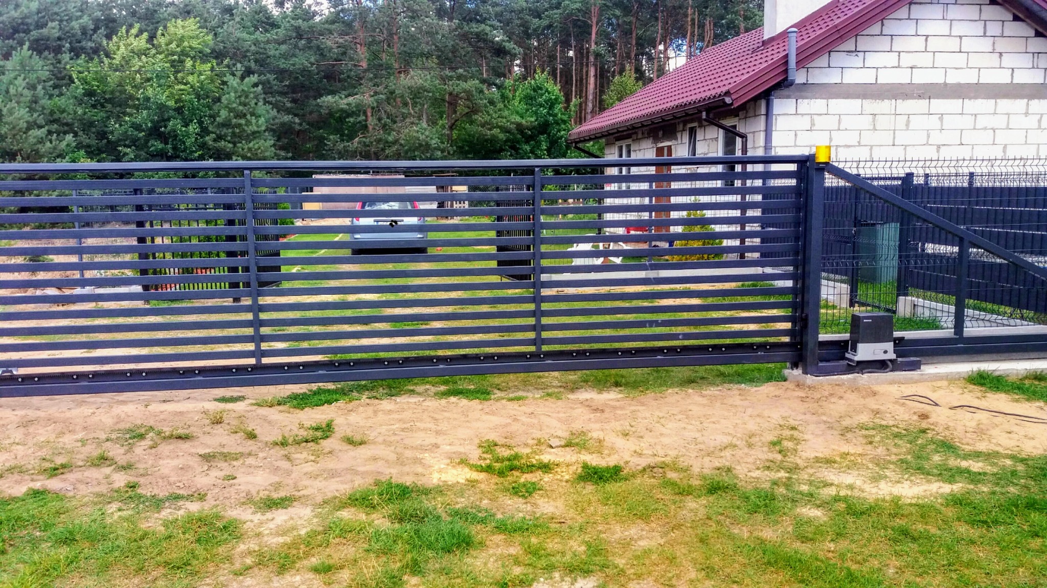 Brama przesuwna 6 m z napędem