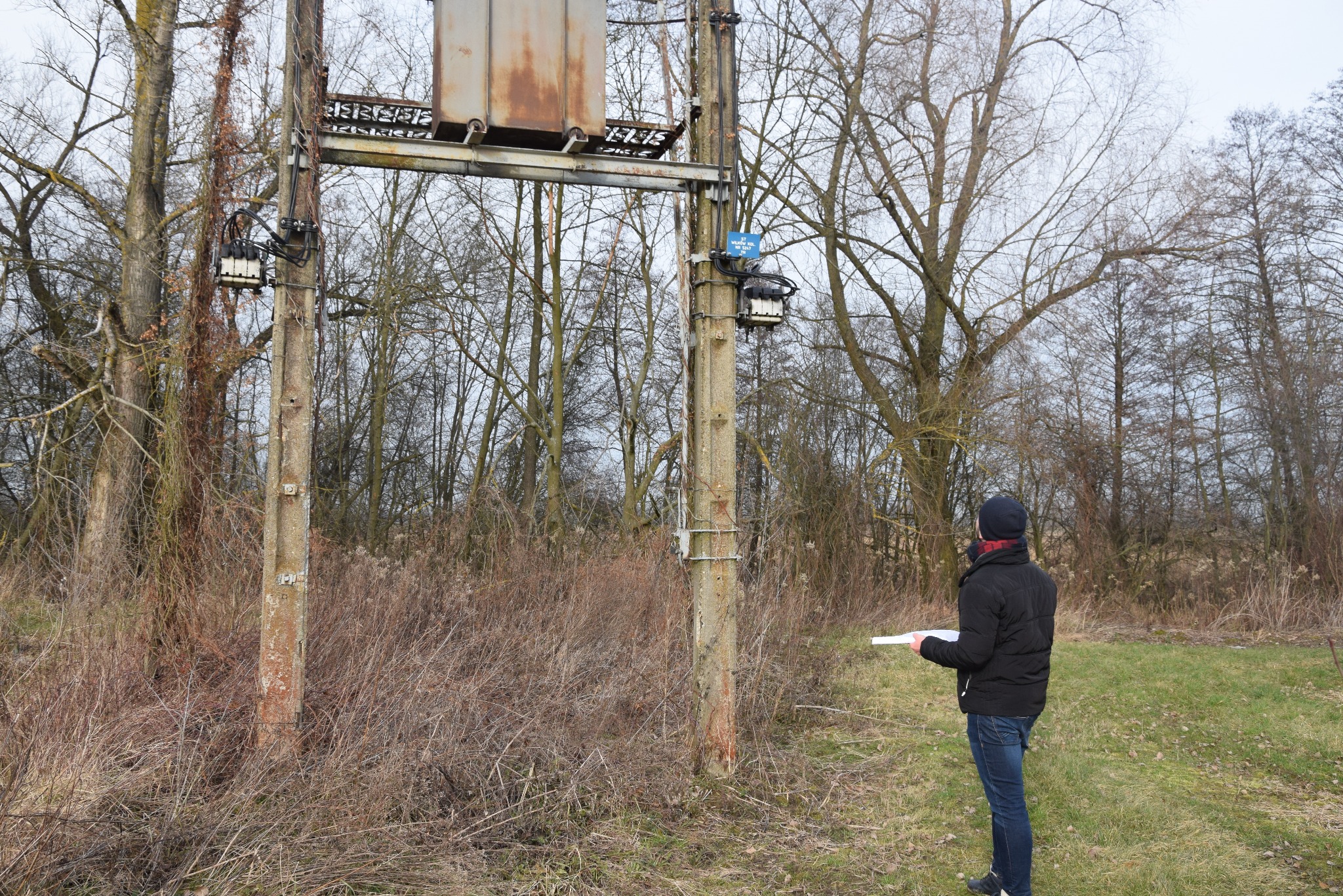 Wymiana słupowej stacji transformatorowej SN/nN.